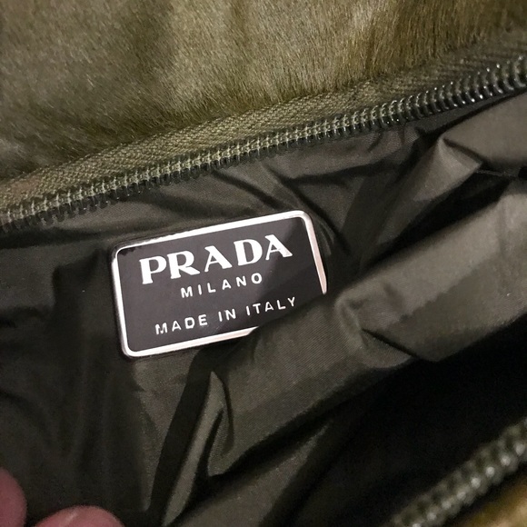 Prada Archival Fur Pony Hair Sling Crossbody Harness Bag Rare - Picture 6 of 8